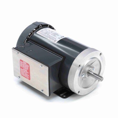 Leeson General Purpose Farm Duty Motor 1.50 HP, 1 phase, 1800 RPM, 115/208-230 V, 56HC Frame, TEFC F135